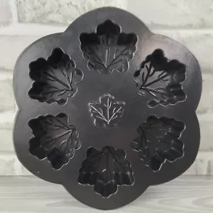 Nordic Ware Maple Leaf Muffin Cupcake Pan Heavy Cast Aluminum - Picture 1 of 4