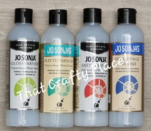 Jo Sonja's VARNISHES 250ml Acrylic Paint (You choose type) Indoor/Outdoor Use - Picture 1 of 5