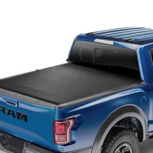 Quad-Fold Truck Bed Tonneau Cover, Compatible with 2002-2024 Dodge Ram 1500 (Inc - Picture 1 of 8