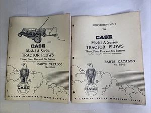 Catalogo ricambi aratri trattore CASE modello A 1960 B748 con supplemento #1 - Foto 1 di 9