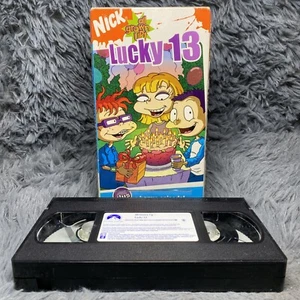 Rugrats All Grown Up - Lucky 13 VHS 2004 Nickolodeon Bonus Ep Tweenage Tycoons - Picture 1 of 8