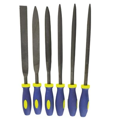6pc Bearing Steel Warding File Set Engineering Precision Needle Hobby TE835 - Image 1 of 3
