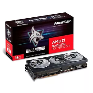 PowerColor AMD Radeon RX 7800 XT Hellhound 16GB GDDR6 Graphics Card - Picture 1 of 3