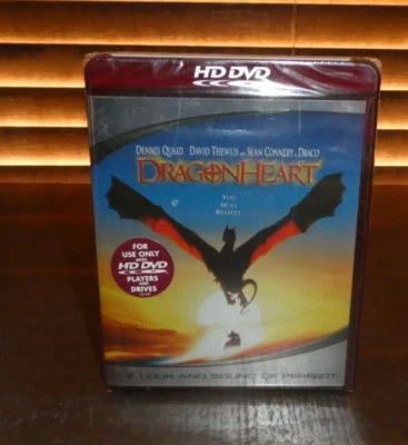 Dragonheart HD DVD MOVIE 1996  Dennis Quaid, SEAN Connery DRAGON HEART! NEW!! Foto 1 de 2