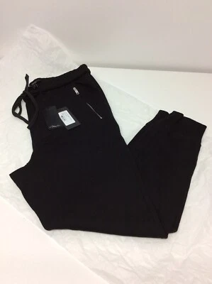 3.1 Phillip Lim Black Classic Tapered Lounge Pants Size S Brand New - Image 1 of 4