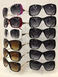 WY45 Women Square Fashion Sunglasses Wholesale 12 Pair - Picture 1 of 6