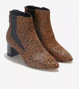 Cole Haan Women's Modern Classics Etta Ankle Bootie W23019 Cheetah Size 6.5M - Picture 1 of 6