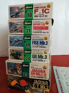 HASEGAWA N°6 KIT 1/72+DECAL - MIRAGE F1/HARRIER/SEA HARRIER/JAGUAR MK1-2/F-20 - Foto 1 di 10