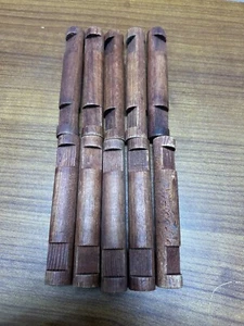 Lincoln Logs: Lot of 10 Logs 2 Notch 4.5” Round Logs - Picture 1 of 3