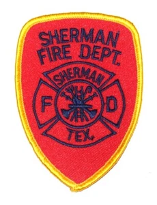 "Parche contra incendios SHERMAN TEXAS TX EMS rescate seguridad pública 4"""  - Imagen 1 de 1