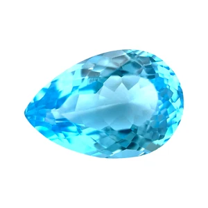 11.34ct NATURAL Swiss Blue Topaz PEAR Cut Loose Gemstone 16.8x12.5mm VS - Picture 1 of 3