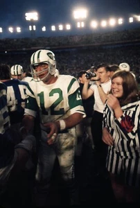Joe Namath 1969 NY Jets Original Photo Color Negative 35MM Super Bowl III - Picture 1 of 1
