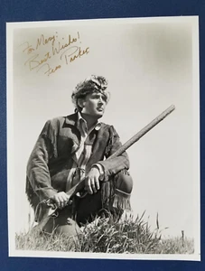 Fess Parker -- Davey Crockett -- handsigniertes Autogramm 8x10 Foto mit COA - Bild 1 von 4