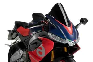 Puig Motorcycle R-Racer Screen Black (Opaque) For Aprilia RS 660 2021-Current - Picture 1 of 2