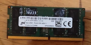 Micron DDR4 SODIMM (1 x 8GB 2133MHz (MTA16ATF1G64HZ-2G1A2) SODIMM) Memory RAM PC - Picture 1 of 2