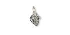 Keeshond Charm Jewelry Sterling Silver Keeshond Dog Charm KH1H-C