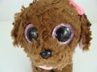 2015 Ty Beanie Baby Boos Maddie Brown Dog Plush Stuffed Animal Doll Toy 8"