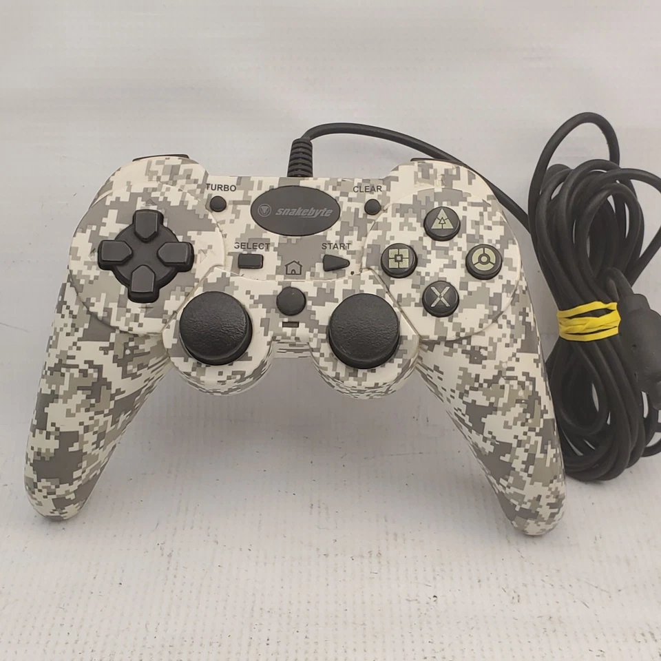 Snakebyte SB01426 USB Wired CAMO Controller for PS3 PLAYSTATION 3 NOT TESTED  - Image 1 of 4