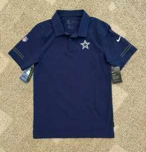 Men's Nike Flex Team Logo Short Sleeve Shirt Navy Size Small NFL Dallas Cowboys - Picture 1 of 2