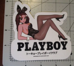 PLAYBOY X COLOR BARS playmate tokyo kickback bunny STICKER decal F - Picture 1 of 1