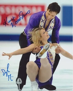 KIRSTEN MOORE TOWERS & DYLAN MOSCOVITCH SIGNED FIGURE SKATING 8X10 PHOTO 6 - Picture 1 of 1