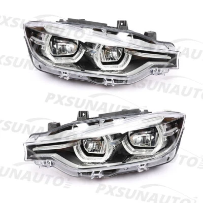 PENSUN LED DRL For 2013 14 15 BMW F30 3-Series Projector Headlights Replace Halo - Image 1 of 4