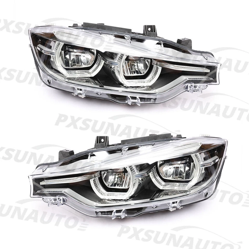 PENSUN LED DRL For 2013 14 15 BMW F30 3-Series Projector Headlights Replace Halo Foto 1 de 4