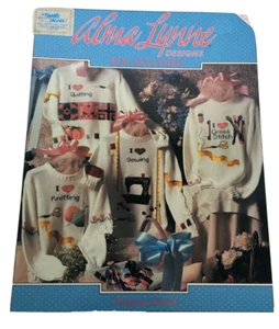 Alma Lynne Cross Stitch Pattern Book Sew Inclined Sewing Hobby Seamstress Knit - Picture 1 of 7