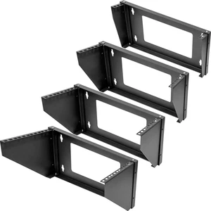 19 Zoll 1HE 2HE 3HE 4HE Vertikal Rack Wandhalter Untertischhalterung 1U 2U 3U 4U - Afbeelding 1 van 30