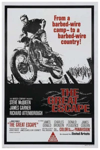 The Great Escape 1963 - Steve McQueen - Australia - Classic Movie Poster - Picture 1 of 6