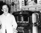 Happy Lady Next To Wurlitzer 700 Jukebox Classic 8 by 10 Reprint Photograph