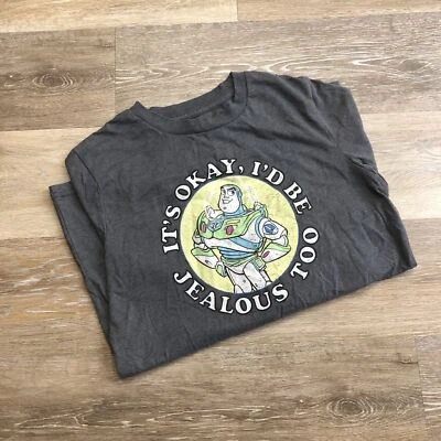 Camisa DISNEY Toy Story Gráfico Logo Gris Manga Larga Niño Talla Grande Foto 1 de 4