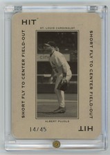 2005 Donruss Throwback Threads #/45 - Albert Pujols #PG-90 Cardinals, Future HOF