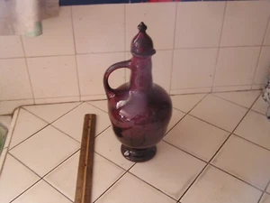 Antique Beautiful Gouda Pottery Pitcher - Picture 1 of 12