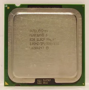 Intel Pentium D 820 Dual Core 2.8 GHz / 2M / 800 Mhz LGA 775 socket SL8CP - Picture 1 of 1