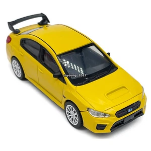 1/43 2020 Subaru WRX STI Model Car Diecast Toy Cars Boys Toys Kids Gifts Yellow - Picture 1 of 8