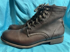 Frye Tyler dunkelbraune Schnürstiefel aus Leder 3471449-DBN Größe 9B - Bild 1 von 14