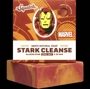 3er-Pack Dr. Squatch natürliche Seife stark reinigen Iron Man 5 Unzen keine Körnung - Bild 1 von 6