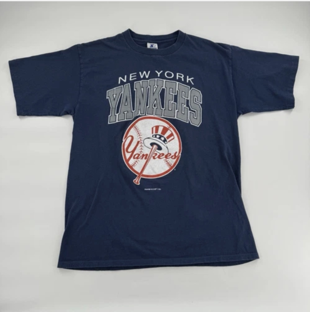 【90年代スターター社製】MLB ニューヨーク ヤンキース シャツ ビンテージ 90s STARTER 