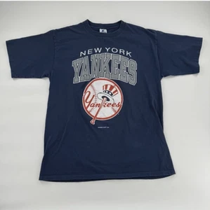 Camiseta De Colección New York Yankees Para Hombres Grande Azul MLB Camiseta de Béisbol Starter 1993 Años 90 - Imagen 1 de 9