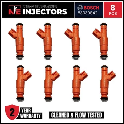 Conjunto de upgrade de 19 lb injetores de combustível para Dodge Jeep 4.7L V8 Cherokee Dakota 99-00 - Imagem 1 de 4