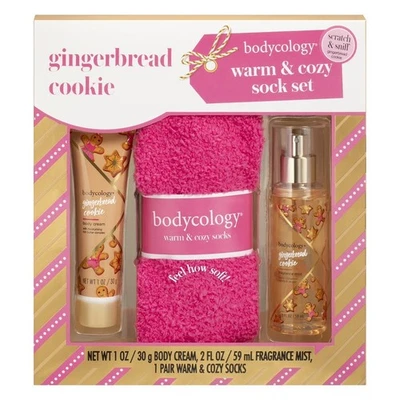 Gingerbread Man loção corporal perfumada com biscoito creme conjunto de presente 3 peças - Imagem 1 de 4