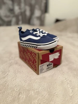 ZAPATOS DE SKATER VANS PARA NIÑOS PEQUEÑOS SALA SIN CORDONES TALLA 5 AZUL DESLUMBRANTE  Foto 1 de 3