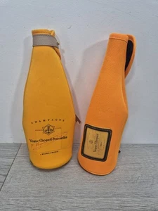 Veuve Clicquot Champagne 750ml Ice Jacket Zippered Sleeve X2 Orange Sehr guter Zustand!! - Bild 1 von 14