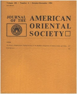 Journal of the American Oriental Society (Volume 101, No. 4, Oct/Dec 1981) - Bild 1 von 2