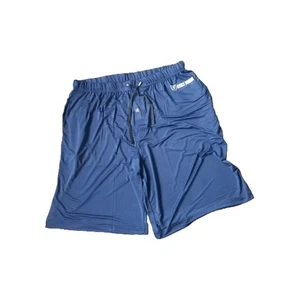 Stacy Adams Mens Lounge Shorts Color Blue Size 3XL Cozy Comfort Pockets Logo... - Picture 1 of 6