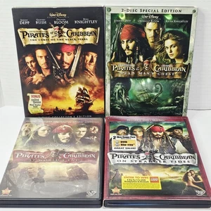 Pirates of the Caribbean 4 DVD Collection  Black Pearl Worlds End Dead Man Chest - Bild 1 von 14