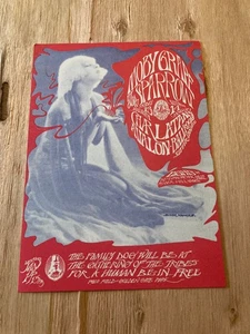 MOBY GRAPE Sparrow Jan 1967 Avalon SF postcard Mouse Steppenwolf ORIG - Picture 1 of 2