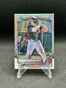 2025 Bowman Slade Caldwell #BCP-21 Chrome Prospects 1st Mojo Refractor - Picture 1 of 2