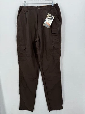 5.11 Tactical Women’s Nylon Cargo Pants 18 Brown Unhemmed Lightweight 64159 - Image 1 of 4